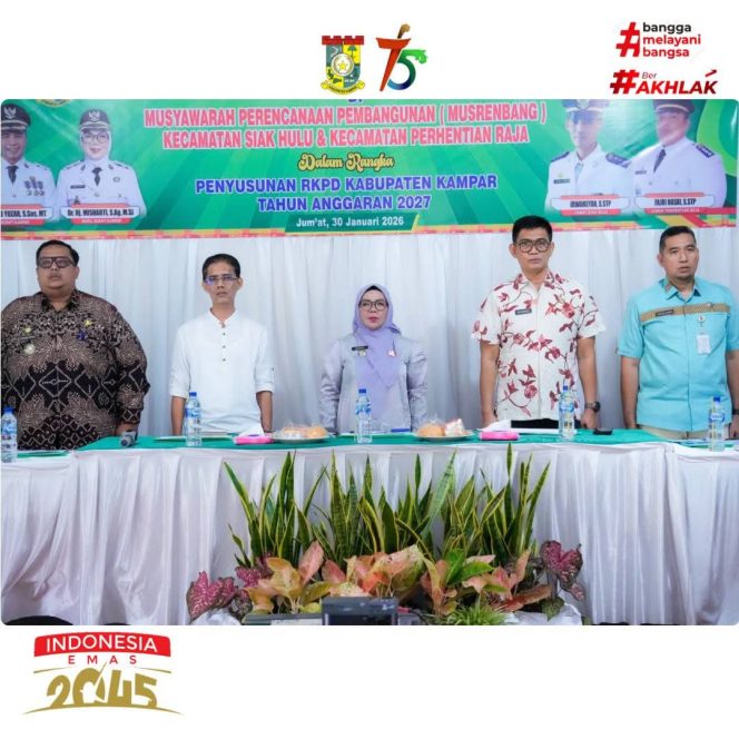 
					Wakil Bupati Kampar Pimpin Musrenbang Dapil V RKPD 2026