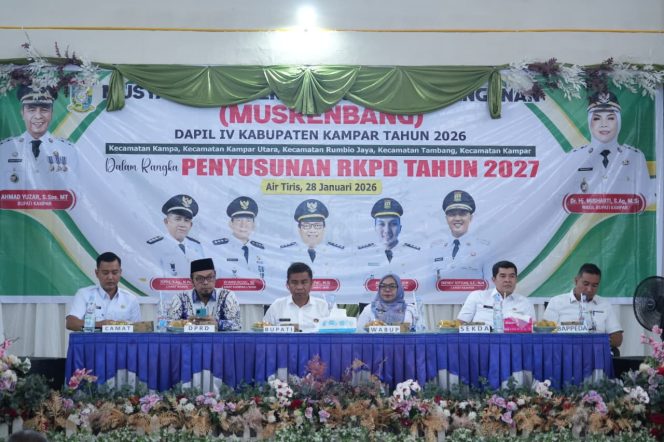 
					Bupati Kampar Buka Musrenbang 5 Kecamatan Dapil IV di Kecamatan Kampar