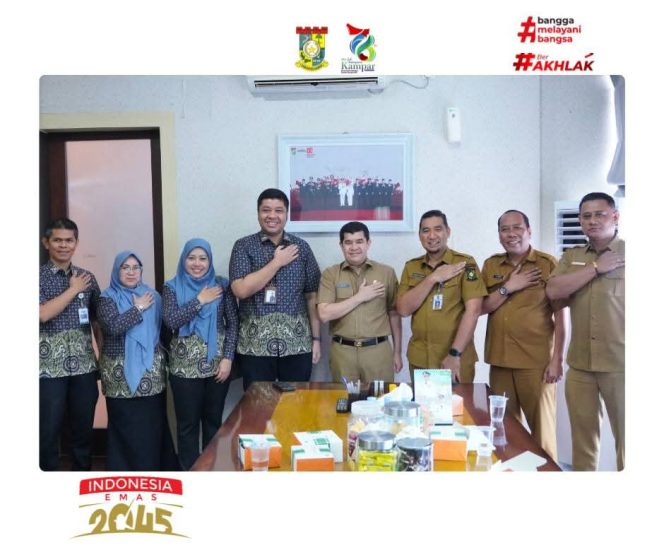 
					Optimalkan Layanan Kesehatan JKN, Pj Sekda Kampar Terima Silaturahmi Audiensi Kepala BPJS Kesehatan Pekanbaru