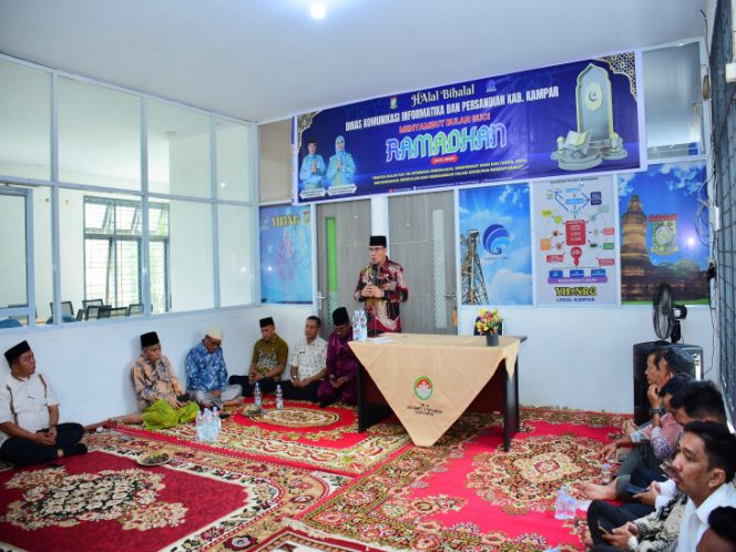 
					Sonsong Ramadhan 1447 H, Dinas Kominfo Dan persandian Kab. Kampar Gelar Acara Halal Bi Halal