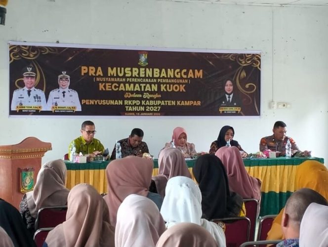 
					Disdikpora Kampar Serap Aspirasi Pendidikan di Pra Musrenbangcam Kuok