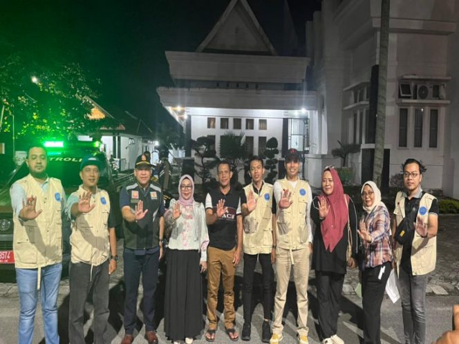 
					Sinergitas BNK dan Satpol PP Kampar, Wabup Misharti Lepas Patroli Malam.