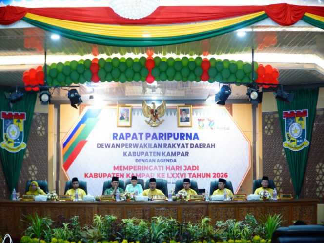 
					Peringatan Hari Jadi Kabupaten Kampar Ke-76 Tahun 2026, Terlaksana Dengan Khidmat Dan Sukses