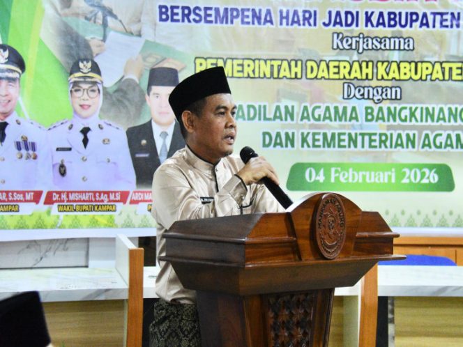 
					Isbat Nikah Sempena Hari Jadi Kampar ke-76, Zulfaimar: Berikan Kepastian Hukum dan Perlindungan kepada Perempuan dan Anak
