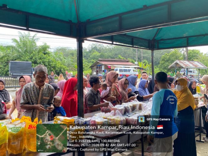 
					Stabilkan Pasokan dan Harga pangan menjelang Hari Besar Keagamaan Nasional, Pemkab Kampar Gelar Gerakan Pangan Murah di Sembilan Lokasi