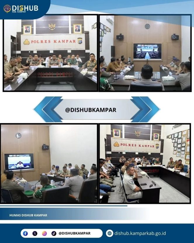 
					Rapat Koordinasi Lintas Sektoral Operasi Ketupat Lancang Kuning 2026 Digelar di Mapolres Kampar