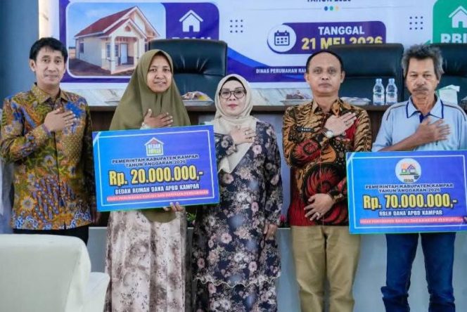 
					Wakil Bupati Kampar: “Dengan Rumah yang Layak, Diharapkan Masyarakat Dapat Hidup Lebih Nyaman dan Sejahtera”