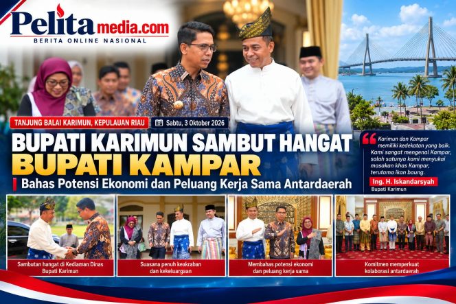 
					Bupati Karimun Sambut Hangat Bupati Kampar, Bahas Potensi Ekonomi dan Peluang Kerja Sama Antardaerah
