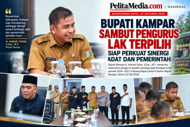
					Bupati Kampar Sambut Pengurus LAK Terpilih, Siap Perkuat Sinergi Adat dan Pemerintah