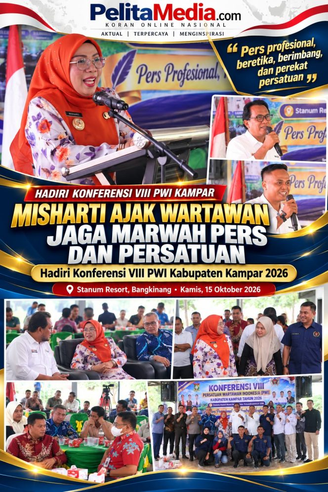 
					Hadiri Konferensi VIII PWI Kampar, Misharti Ajak Wartawan Jaga Marwah Pers dan Persatuan