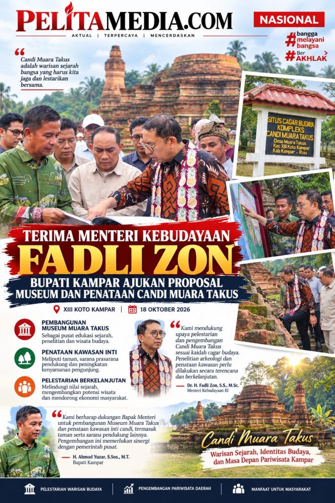 
					Terima Menteri Kebudayaan Fadli Zon, Bupati Kampar Ajukan Proposal Museum dan Penataan Candi Muara Takus